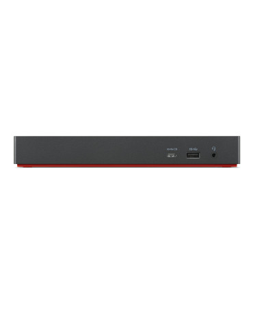 Lenovo 40B00300EU kannettavien tietokoneiden telakka ja porttitoistin Langallinen Thunderbolt 4 Musta, Punainen
