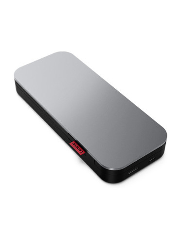 Lenovo Go Litiumioni (Li-Ion) 20000 mAh Musta, Harmaa