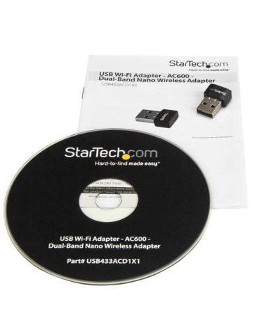 StarTech.com USB433ACD1X1 verkkokortti WLAN 433 Mbit s