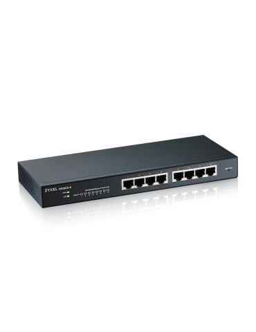 Zyxel GS1900-8 Managed L2 Gigabit Ethernet (10 100 1000) Black