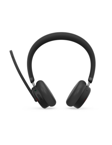 Lenovo 6550 Headset Wireless Head-band Office Call center USB Type-C Bluetooth Black