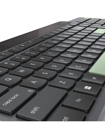 Lenovo 4Y41R69499 keyboard Home Office Bluetooth Finnish, Swedish Black, Green
