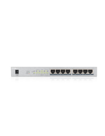 Zyxel GS1008HP Unmanaged Gigabit Ethernet (10 100 1000) Power over Ethernet (PoE) Gray