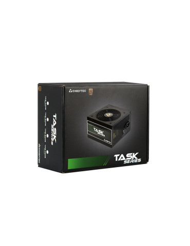 Chieftec Task TPS-600S virtalähdeyksikkö 600 W 20+4 pin ATX ATX Musta