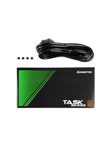 Chieftec Task TPS-600S virtalähdeyksikkö 600 W 20+4 pin ATX ATX Musta