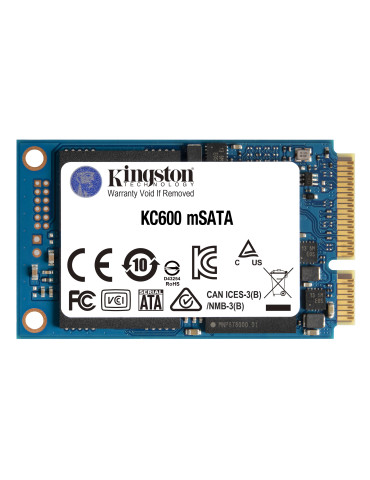 Kingston Technology 512 G SSD KC600 SATA3 mSATA