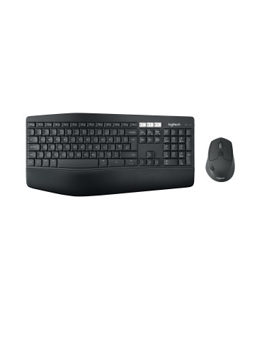 Logitech 920-008229 keyboard Mouse included Universal RF Wireless + Bluetooth QWERTY Nordic Black
