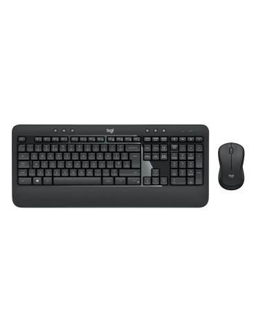 Logitech 920-008683 keyboard Mouse included Universal RF Wireless QWERTY Nordic Black