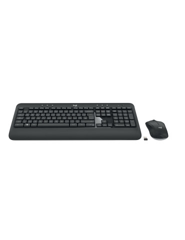 Logitech 920-008683 keyboard Mouse included Universal RF Wireless QWERTY Nordic Black