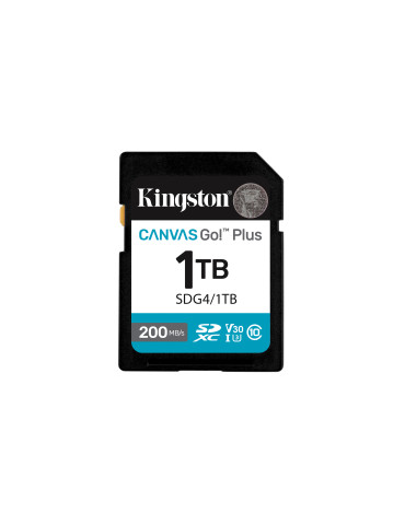 Kingston Technology Canvas Go! Plus 1 Tt SDXC Canvas Go Plus Gen4 200 Mt s C10 UHS-I U3 V30