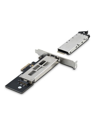 StarTech.com M.2 NVMe SSD till PCIe x4 flyttbart ställ bakplan med avtagbart fack för PCI Express-utbyggnadskortplats,
