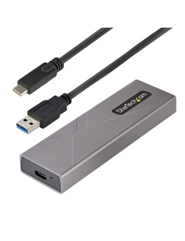 StarTech.com M2-USB-C-NVME-SATA tallennusaseman kotelo SSD-kotelo Harmaa M.2