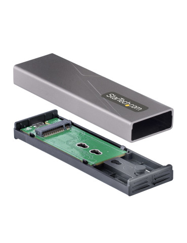 StarTech.com M2-USB-C-NVME-SATA tallennusaseman kotelo SSD-kotelo Harmaa M.2