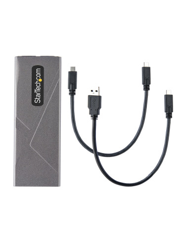 StarTech.com M2-USB-C-NVME-SATA tallennusaseman kotelo SSD-kotelo Harmaa M.2