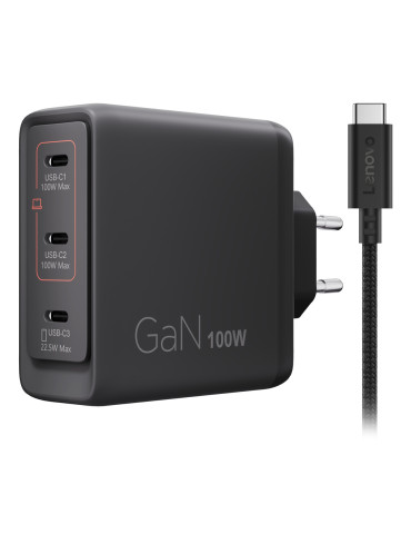 Lenovo 40AW100BEU mobile device charger Universal Black AC Indoor