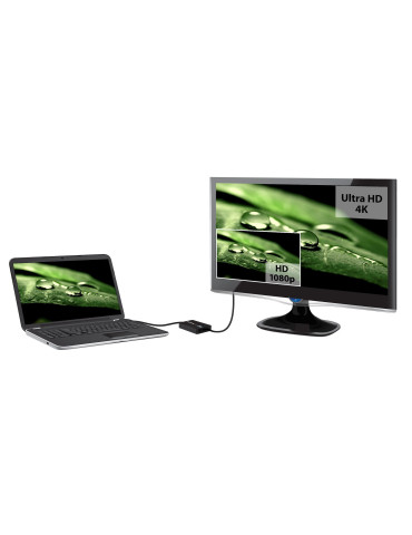 StarTech.com USB32HD4K USB graphics adapter 3840 x 2160 pixels Black