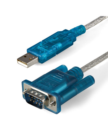 StarTech.com 91 cm USB till RS232 DB9 seriell kabeladapter – M M
