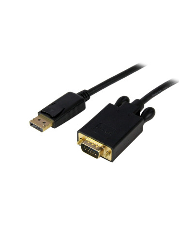 StarTech.com DP2VGAMM6B video cable adapter 70.9" (1.8 m) DisplayPort VGA (D-Sub) Black