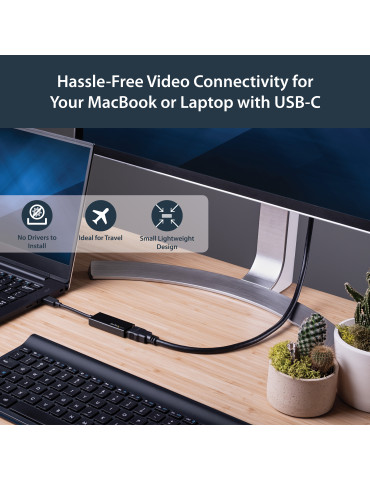 StarTech.com CDP2HD USB graphics adapter 3840 x 2160 pixels Black