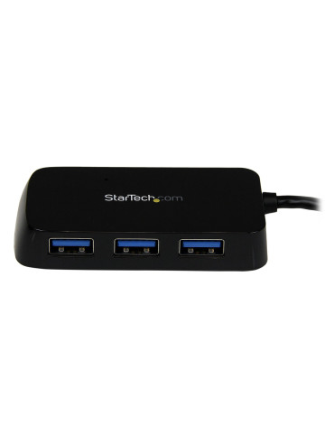 StarTech.com ST4300MINU3B interface hub USB 3.2 Gen 1 (3.1 Gen 1) Type-A 5000 Mbit s Black