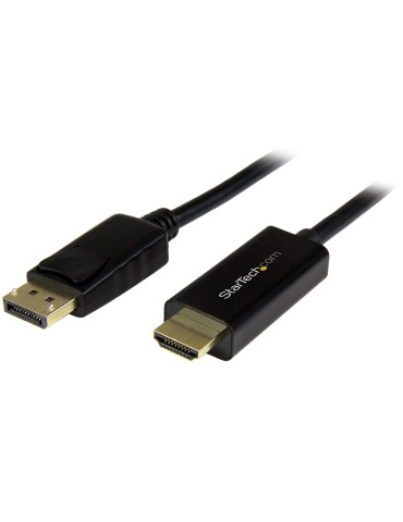 StarTech.com DP2HDMM2MB video cable adapter 78.7" (2 m) HDMI Type A (Standard) DisplayPort Black
