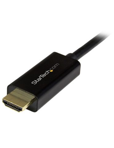 StarTech.com DP2HDMM2MB video cable adapter 78.7" (2 m) HDMI Type A (Standard) DisplayPort Black