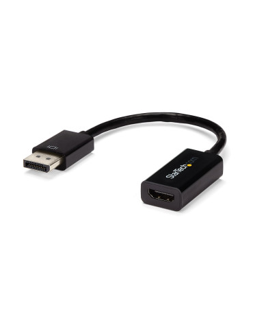 StarTech.com DP2HD4KS video cable adapter 5.91" (0.15 m) DisplayPort HDMI Type A (Standard) Black