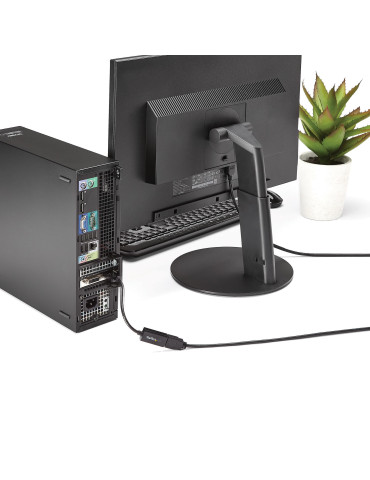 StarTech.com DisplayPort till HDMI 4K-konverterare – DisplayPort 1.2 till HDMI aktiv adapter för DP-kapabel stationär bärbar