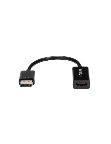 StarTech.com DisplayPort till HDMI 4K-konverterare – DisplayPort 1.2 till HDMI aktiv adapter för DP-kapabel stationär bärbar
