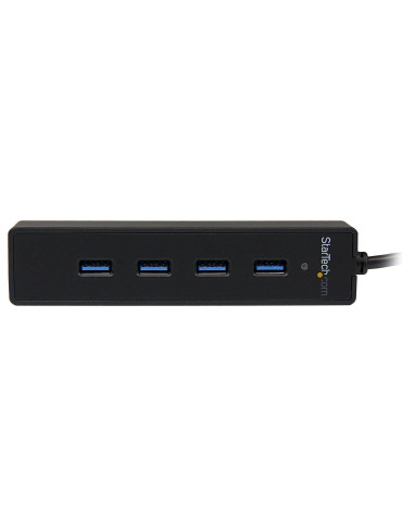 StarTech.com ST4300PBU3 interface hub USB 3.2 Gen 1 (3.1 Gen 1) Type-A 5000 Mbit s Black