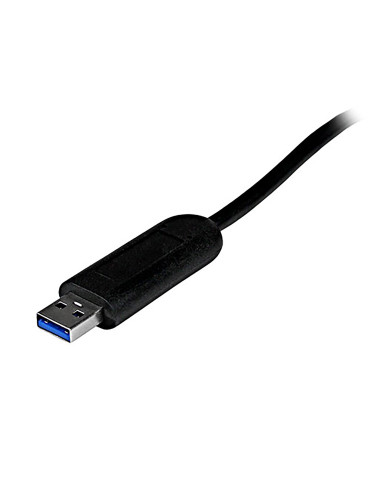 StarTech.com ST4300PBU3 interface hub USB 3.2 Gen 1 (3.1 Gen 1) Type-A 5000 Mbit s Black