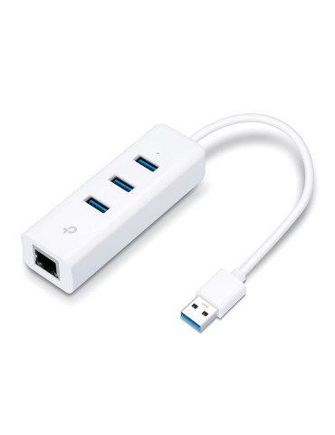 TP-Link UE330 laptop dock port replicator Wired USB 3.2 Gen 1 (3.1 Gen 1) Type-A White