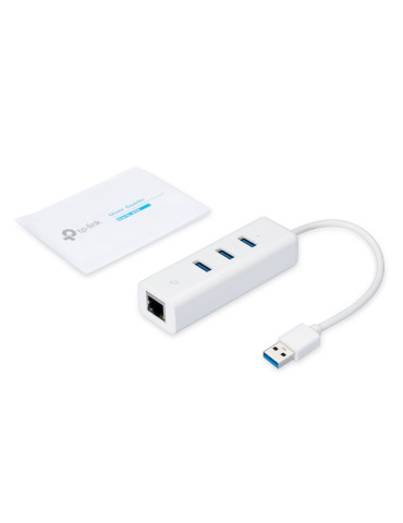 TP-Link UE330 laptop dock port replicator Wired USB 3.2 Gen 1 (3.1 Gen 1) Type-A White