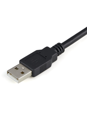 StarTech.com FTDI USB till seriell RS232-kabeladapter med 1 port och COM-retention