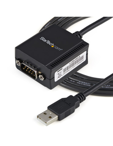 StarTech.com FTDI USB till seriell RS232-kabeladapter med 1 port och COM-retention