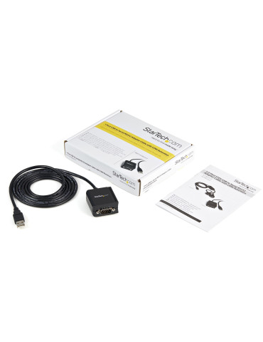 StarTech.com ICUSB2321F cable gender changer DB-9 USB 2.0 A Black