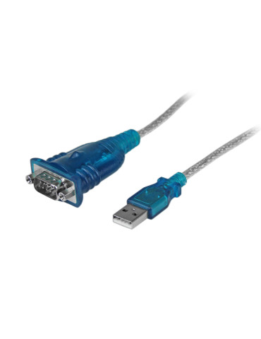 StarTech.com USB till seriell RS232 DB9-kabeladapter med 1 port – M M