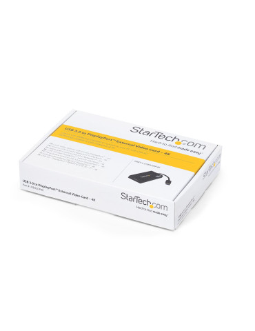 StarTech.com USB32DP4K USB graphics adapter 3840 x 2160 pixels Black