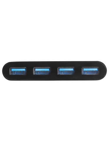 StarTech.com HB30C4AB interface hub USB 3.2 Gen 1 (3.1 Gen 1) Type-C 5000 Mbit s Black