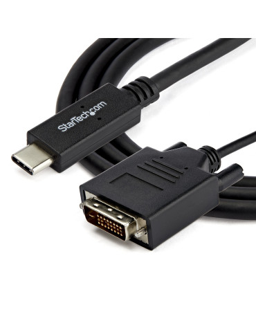 StarTech.com CDP2DVIMM2MB video cable adapter 78.7" (2 m) USB Type-C DVI-D Black