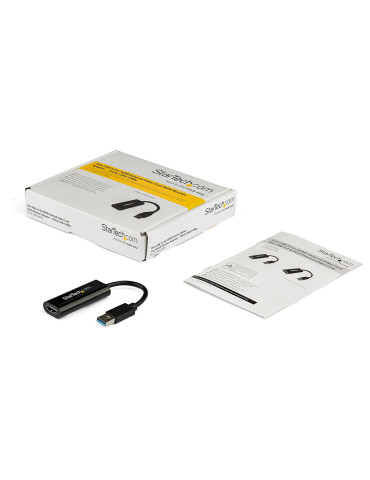 StarTech.com USB32HDES USB grafiikka-adapteri 1920 x 1200 pikseliä Musta