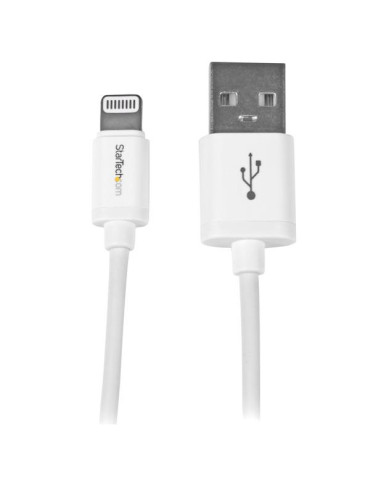StarTech.com USBLT1MW Lightning-kaapeli 1 m Valkoinen