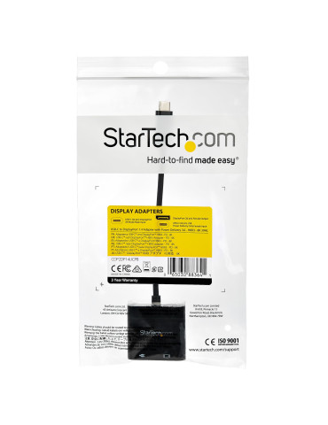 StarTech.com CDP2DP14UCPB USB graphics adapter 7680 x 4320 pixels Black