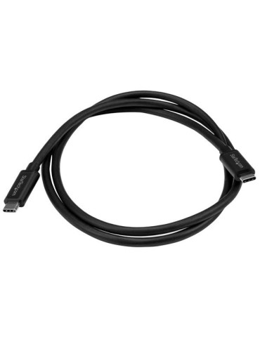 StarTech.com 1 m USB-C-kabel, USB 10 Gbps, 60 W (3 A) strömförsörjning, 8K 60 Hz 4K 144 Hz DP alt-läge, USB-IF-certifierad -