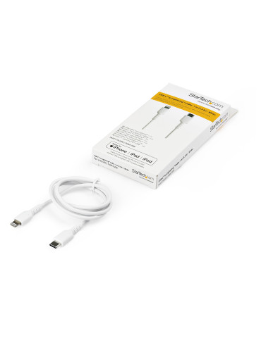 StarTech.com RUSBCLTMM1MW matkapuhelimen kaapeli Valkoinen 1 m USB C Lightning