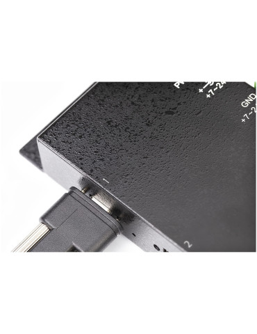 StarTech.com 4-port USB C-hubb 10Gbps - Industriell USB-C-hubb i metall - 2x USB-C amp 2x USB-A - ESD-överspänningsskydd -