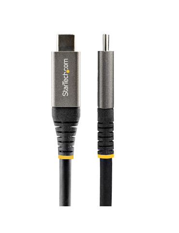 StarTech.com 2 m USB-C-kabel, USB 5 Gbps, 100 W (5 A) strömförsörjning, 4K 60 Hz DP alt-läge, TPE-mantel -