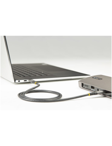 StarTech.com USB315CCV2M USB cable USB 3.2 Gen 1 (3.1 Gen 1) 78.7" (2 m) USB C 5 Gbit s 100 W Black, Gray
