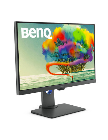 BenQ PD2705Q computer monitor 27" 2560 x 1440 pixels Quad HD LED Gray