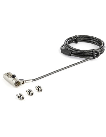 StarTech.com LTULOCK4D cable lock Black, Silver 78.7" (2 m)